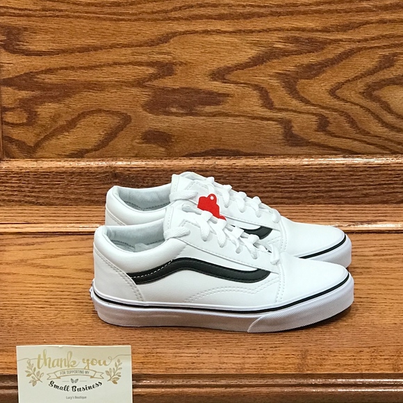 Vans Old Skool Tumble Black True White Shoes - Picture 3 of 8